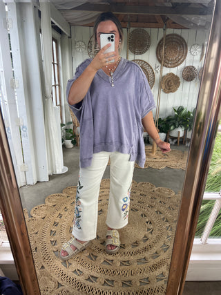 The Enchanted Garden Embroidered Pants