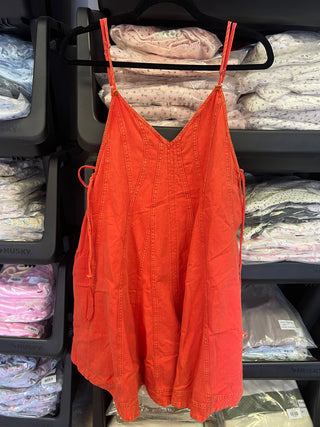 The Sunset Club Romper - RED