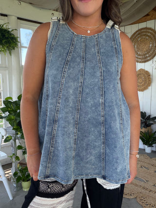 The Reed Denim Top