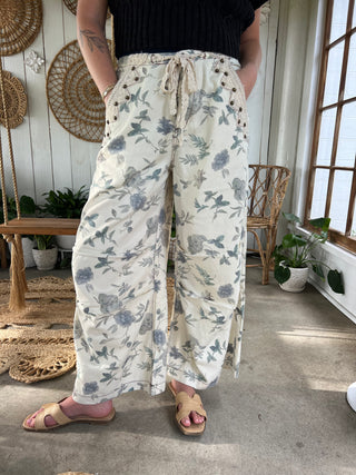 The Fall Florals Denim Jeans