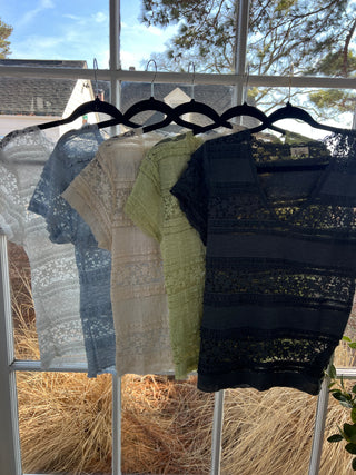 Alora Lace Tops (all colors)