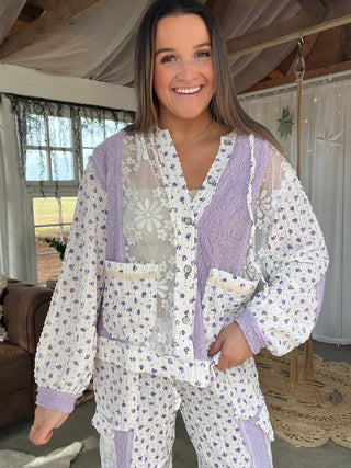 Summer Haze Jacket - LILAC