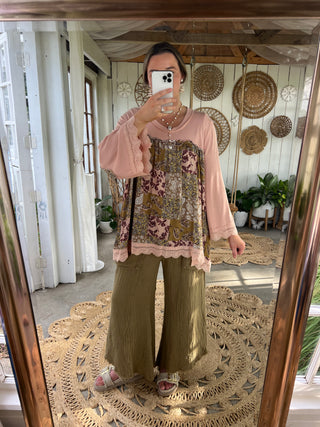 Apple Orchard Days Top - DUSTY PINK