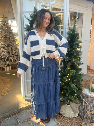 The Daily Denim Maxi Skirt