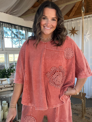 The Monica Waffle Top - CIENNA