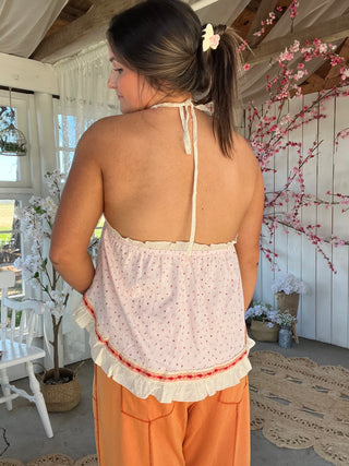 The Starfish Kiss Halter Tank - PINK
