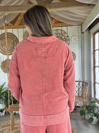 The Toffee Twist Quarter Zip