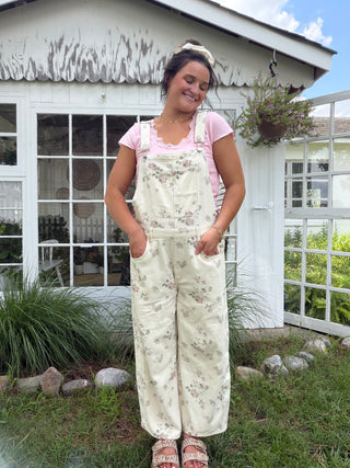 The Rambling Floral Overalls - VINTAGE FLORAL