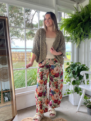 The Fall Festive Jaquard Pants