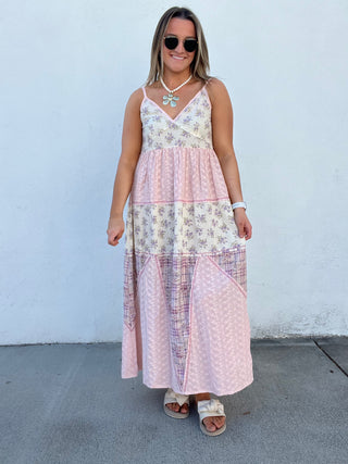Eyelet Enchantment Maxi Dress