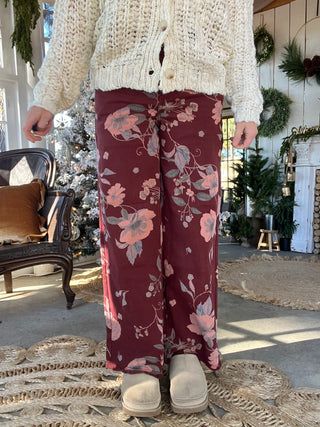 Crimson Garden Pants