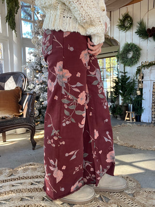 Crimson Garden Pants