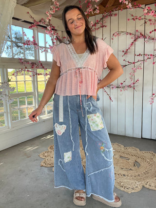 Breezy Boulevard Top - BLUSH