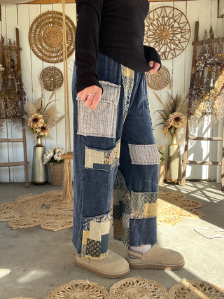 Briarwood Patch Pants -NAVY
