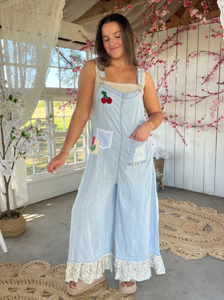 The Picnic Patch Overalls - PREORDER END OF JULY
