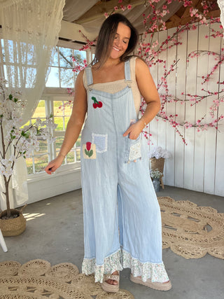 The Picnic Patch Overalls - PREORDER END OF JULY