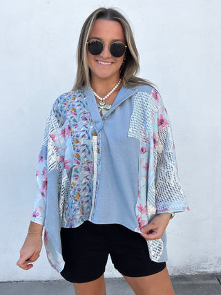 Crochet Patch Perfection Top
