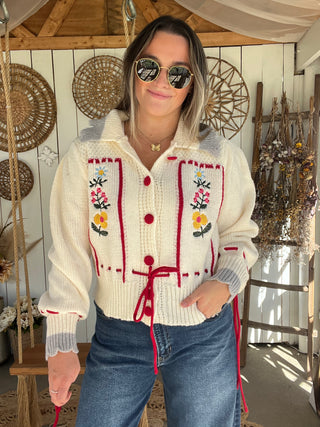 The Cinder Embroidered Cardigan