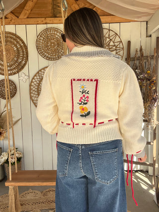 The Cinder Embroidered Cardigan