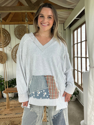 The Fall For This Pullover - HEATHER GREY