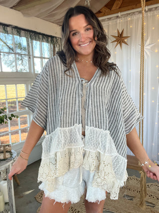 The Morning Dew Tie Top