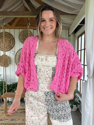 The Gretchen Cardigan - PINK