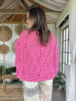 The Gretchen Cardigan - PINK