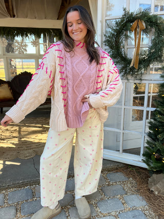 The Blush Holiday Knit Sweater