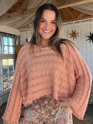 The Sunshine Sweater - CORAL