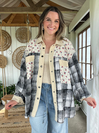 The FallIng Floral Flannel