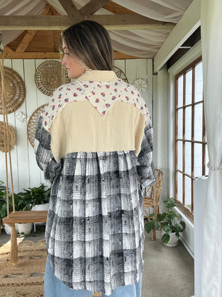 The FallIng Floral Flannel
