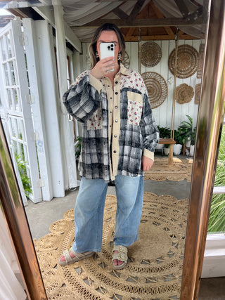 The FallIng Floral Flannel