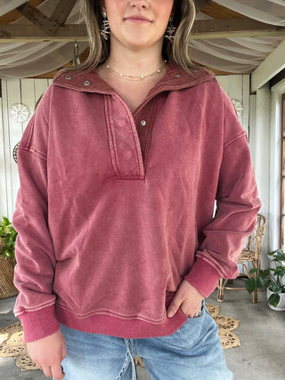 Cozy Grove Pullovers - VINTAGE RED