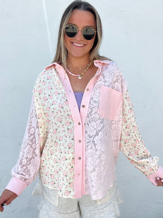 Rose Revival Button Up