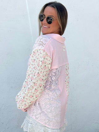 Rose Revival Button Up