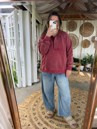 Cozy Grove Pullovers - VINTAGE RED