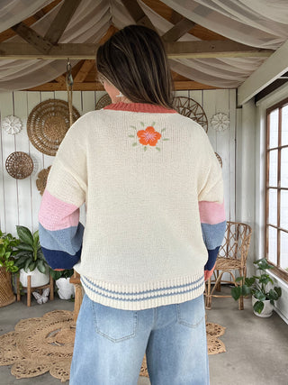The Hayride Floral Sweater
