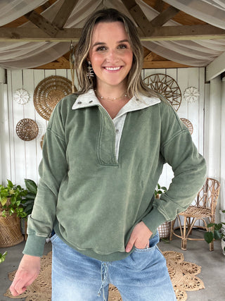 Cozy Grove Pullovers - OLIVE