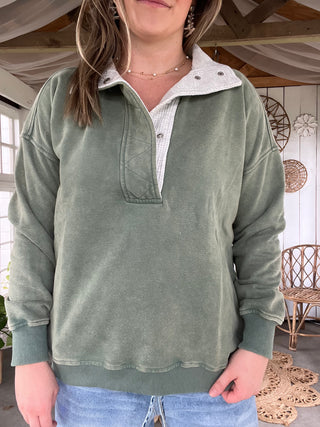 Cozy Grove Pullovers - OLIVE