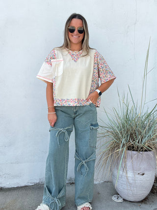 Wrapped With A Bow Denim Jeans