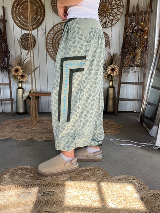 The Vintage Cottage Paisley Joggers