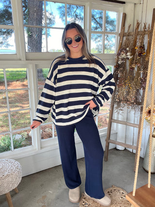 The Cozy Edit Striped Set