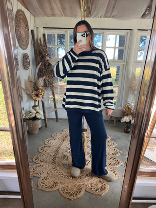 The Cozy Edit Striped Set