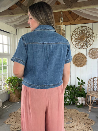 True Blues Denim Top