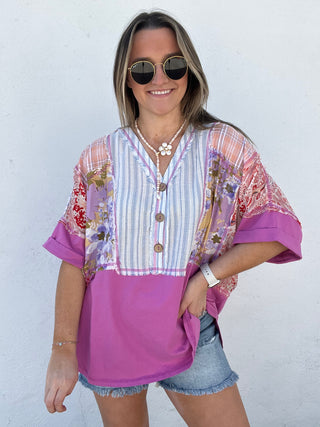The Sweet Bliss Top - PURPLE
