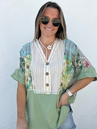 The Sweet Bliss Top - GREEN
