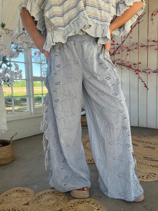 The Eyelet Cloud Pants