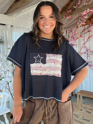 All-American Girl Top - NAVY