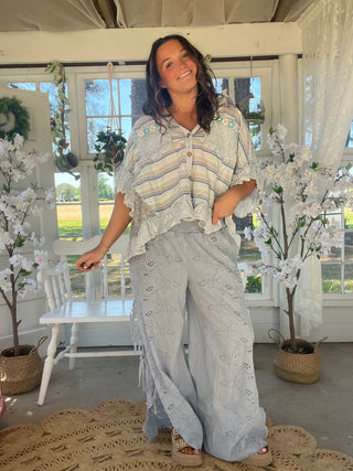The Eyelet Cloud Pants