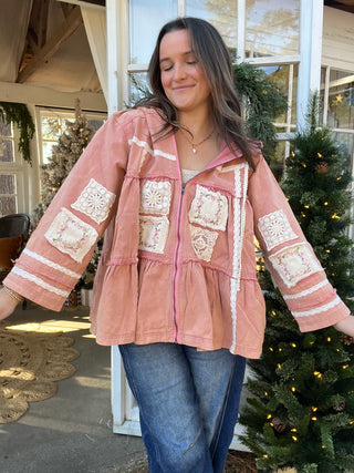 The Sweet Honey Embroidered Shacket